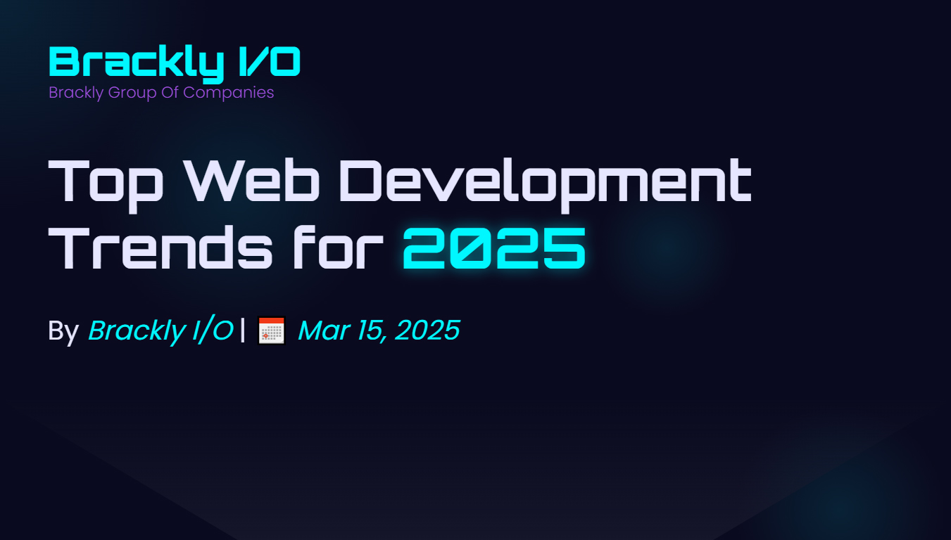 Web Development Trends